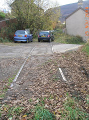 Upper tinplate works, Railway to Lower works, Abercarn, November 2008